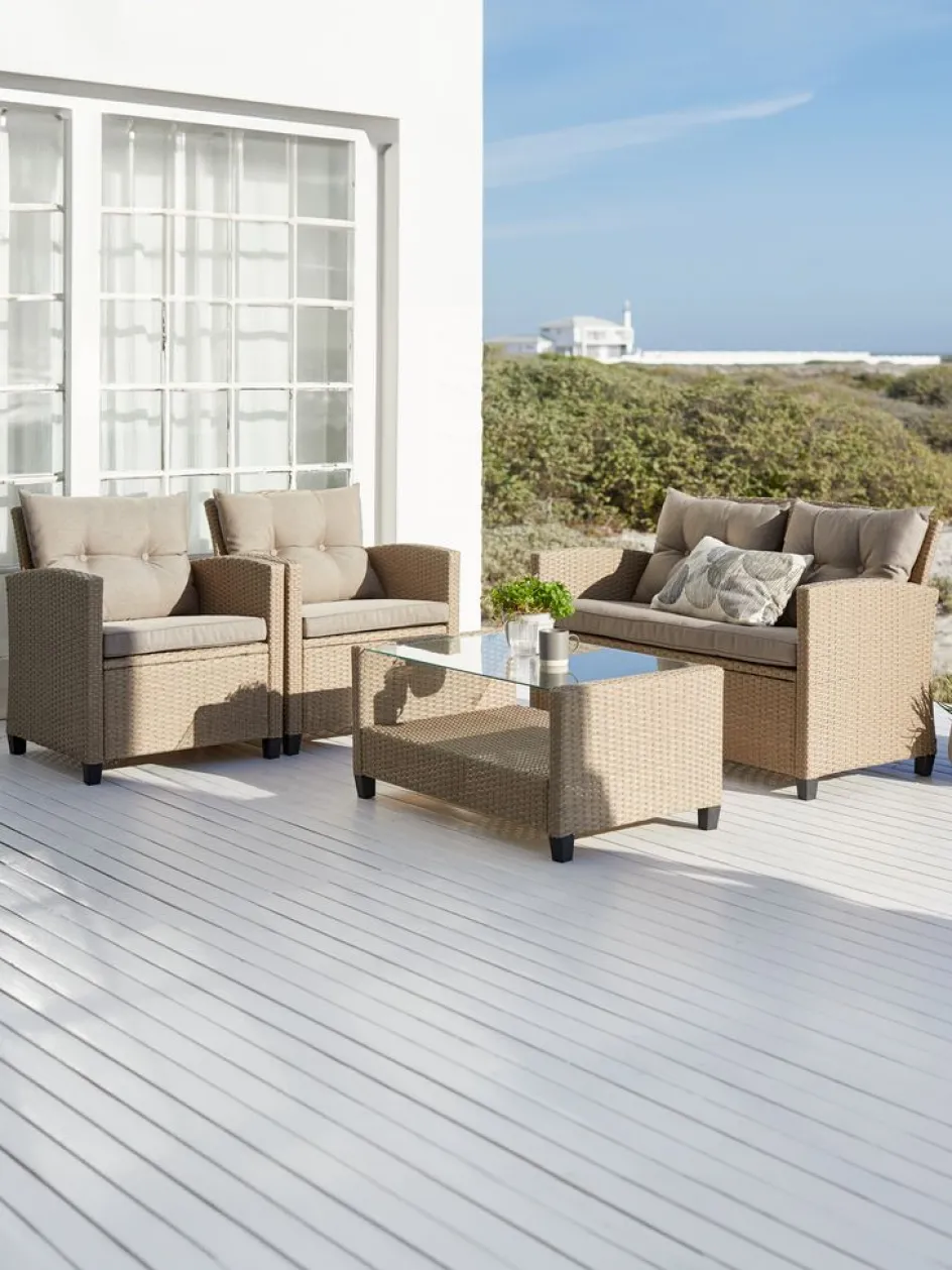 MORAEnsemble lounge MORA 4 personnes naturel-JYSK Online