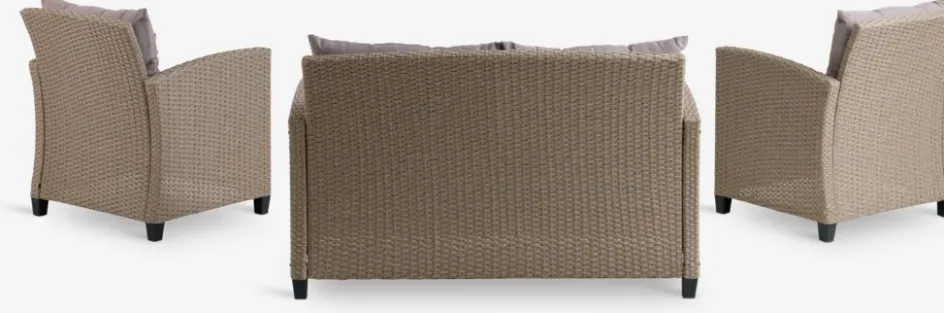 MORAEnsemble lounge MORA 4 personnes naturel-JYSK Online