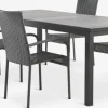 MOSS + GUDHJEMMOSS L214/315 table + 4 GUDHJEM chaises gris-JYSK Hot