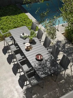 MOSS + GUDHJEMMOSS L214/315 table + 4 GUDHJEM chaises gris-JYSK Hot