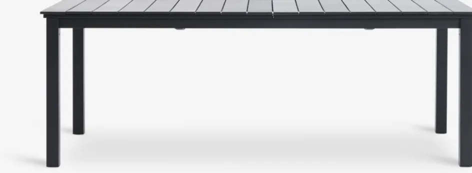 MOSS + STRANDBYMOSS L214/315 table + 4 STRANDBY chaises gris-JUTLANDIA Best