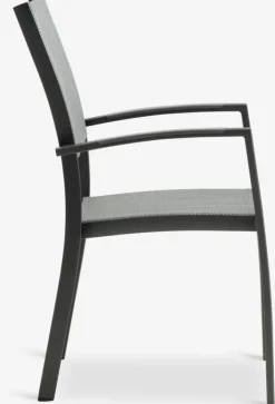 MOSS + STRANDBYMOSS L214/315 table + 4 STRANDBY chaises gris-JUTLANDIA Best