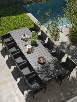 MOSSTable de jardin MOSS l95xL214/315 gris-JUTLANDIA Hot