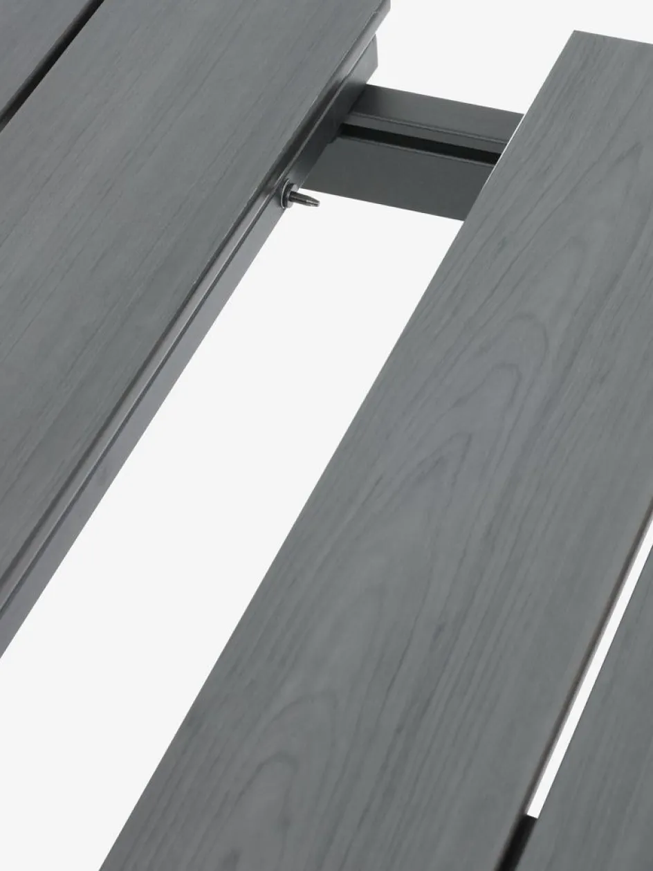 MOSSTable de jardin MOSS l95xL214/315 gris-JUTLANDIA Hot