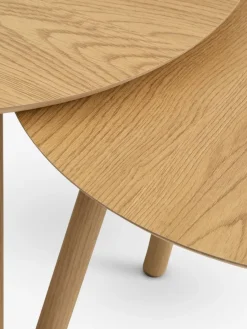 MUNKEBOTables gigognes MUNKEBO Ø55/Ø45 coloris chêne naturel 2pcs-JYSK