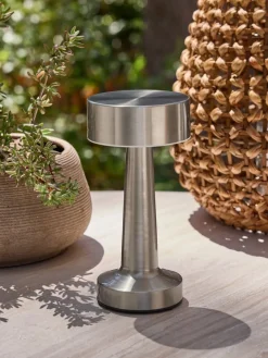 MUSVITLampe de table rechargeable MUSVIT Ø11xH21cm chrome-JYSK Outlet