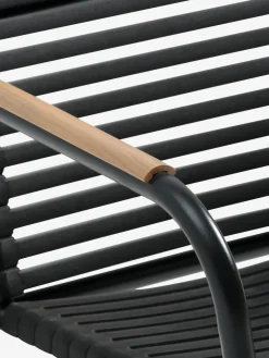 NABEChaise empilable NABE noir-JUTLANDIA