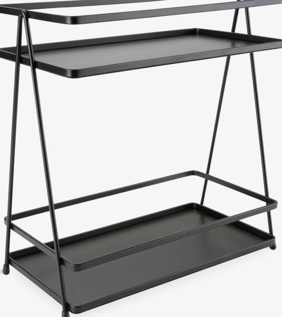 NACKAÉtagère de salle de bain NACKA l14xL26xH28cm noir-JYSK Discount