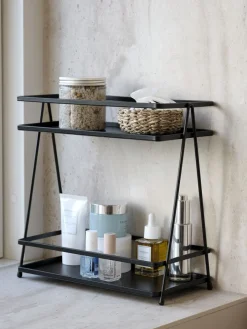 NACKAÉtagère de salle de bain NACKA l14xL26xH28cm noir-JYSK Discount