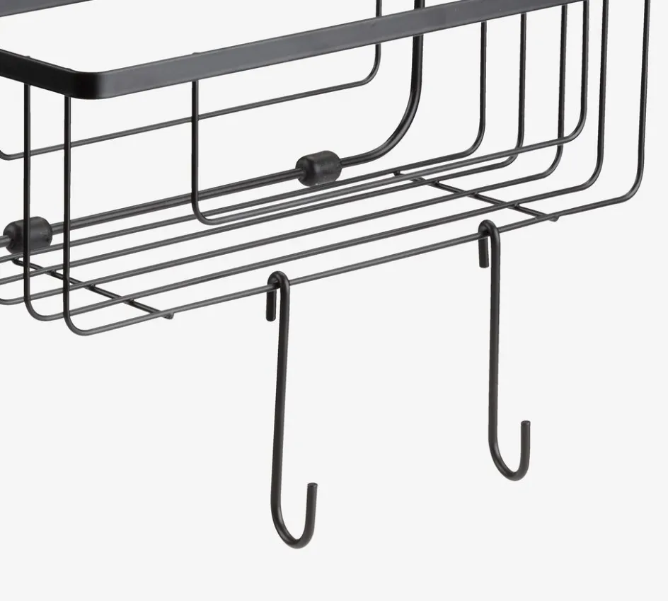 NACKAÉtagère NACKA a/crochets noir-JYSK Discount