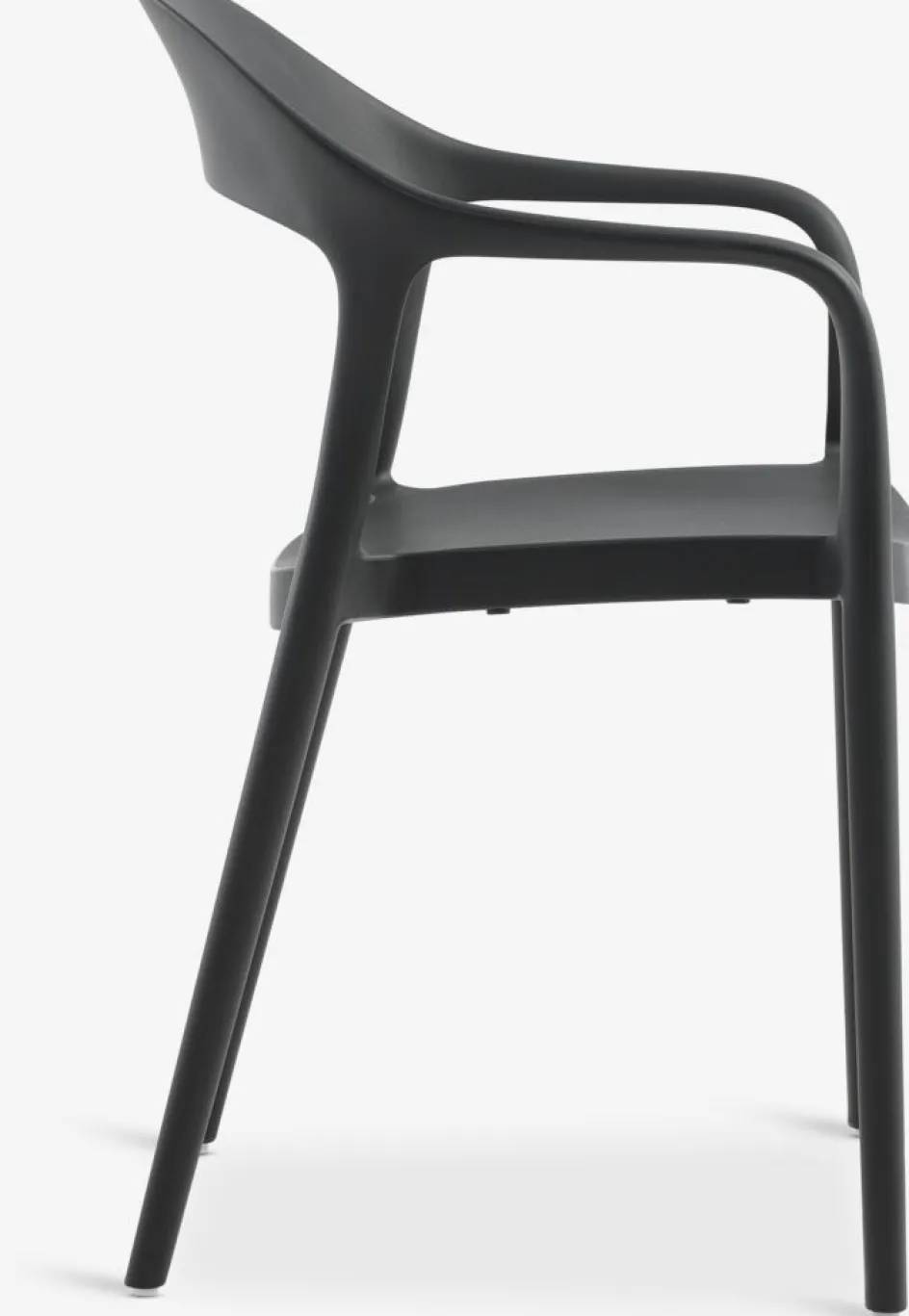 NANNESTADChaise empilable NANNESTAD gris foncé-JYSK