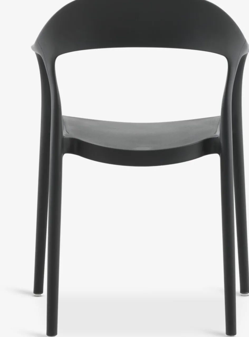 NANNESTADChaise empilable NANNESTAD gris foncé-JYSK