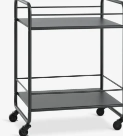 NARUPDesserte NARUP 2 tablettes noir-JYSK Online