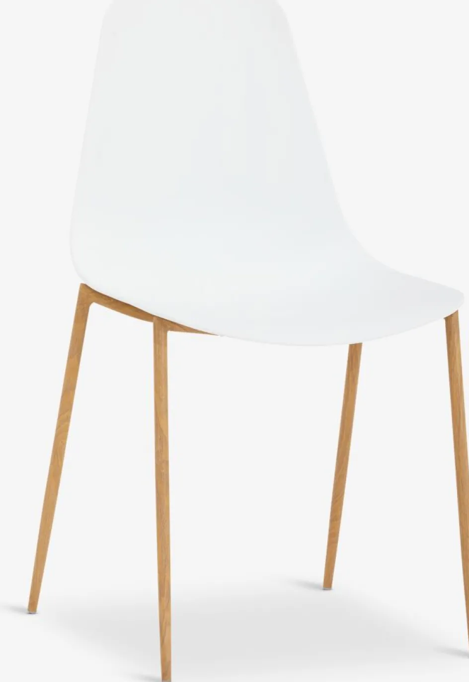 NEDERBYChaise NEDERBY blanc/coloris chêne naturel-JYSK New