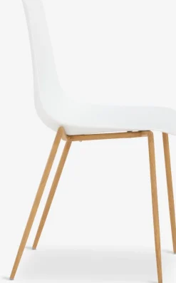 NEDERBYChaise NEDERBY blanc/coloris chêne naturel-JYSK New