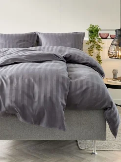 NELLGoldParure de lit Satin NELL 240x220 anthracite-KRONBORG Discount