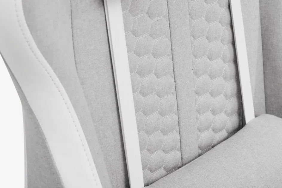 NIBEChaise gaming NIBE tissu blanc/beige-JYSK Discount