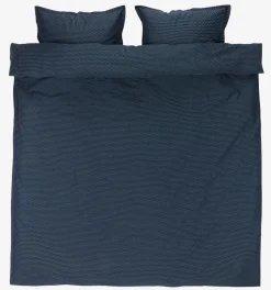 NIRAPlusParure de lit Satin NIRA 240x220 bleu foncé-JYSK Outlet