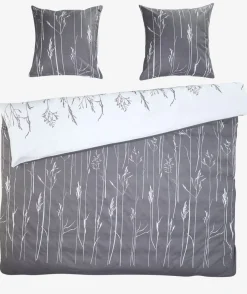 NORDICGoldParure de lit Satin NORDIC 240x220 gris/blanc-JYSK Clearance