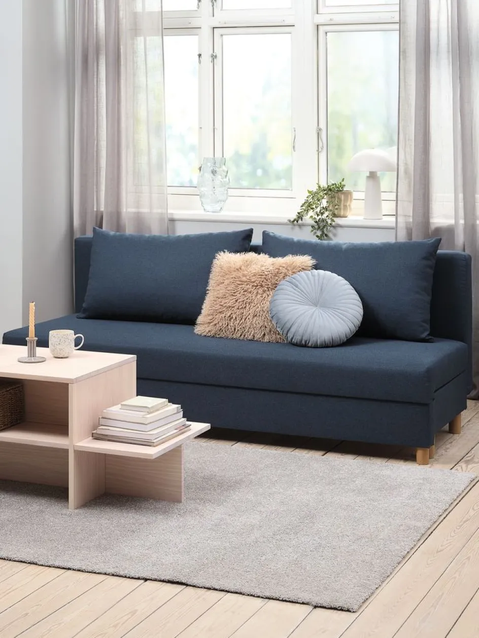 NORSMINDECanapé convertible NORSMINDE tissu bleu-JYSK Clearance