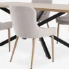 NORTOFT + BELLINGENORTOFT L200 table coloris chêne + 4 BELLINGE chaises sable-JYSK New