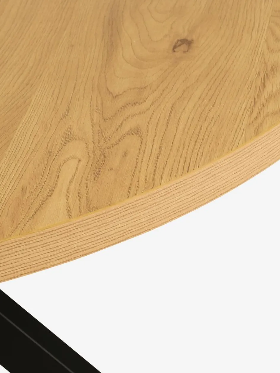 NORTOFTTable NORTOFT Ø120 coloris chêne chaud/noir-JYSK Sale