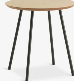 NYBOBout de canapé NYBO Ø40 coloris chêne chaud/noir-JYSK Discount