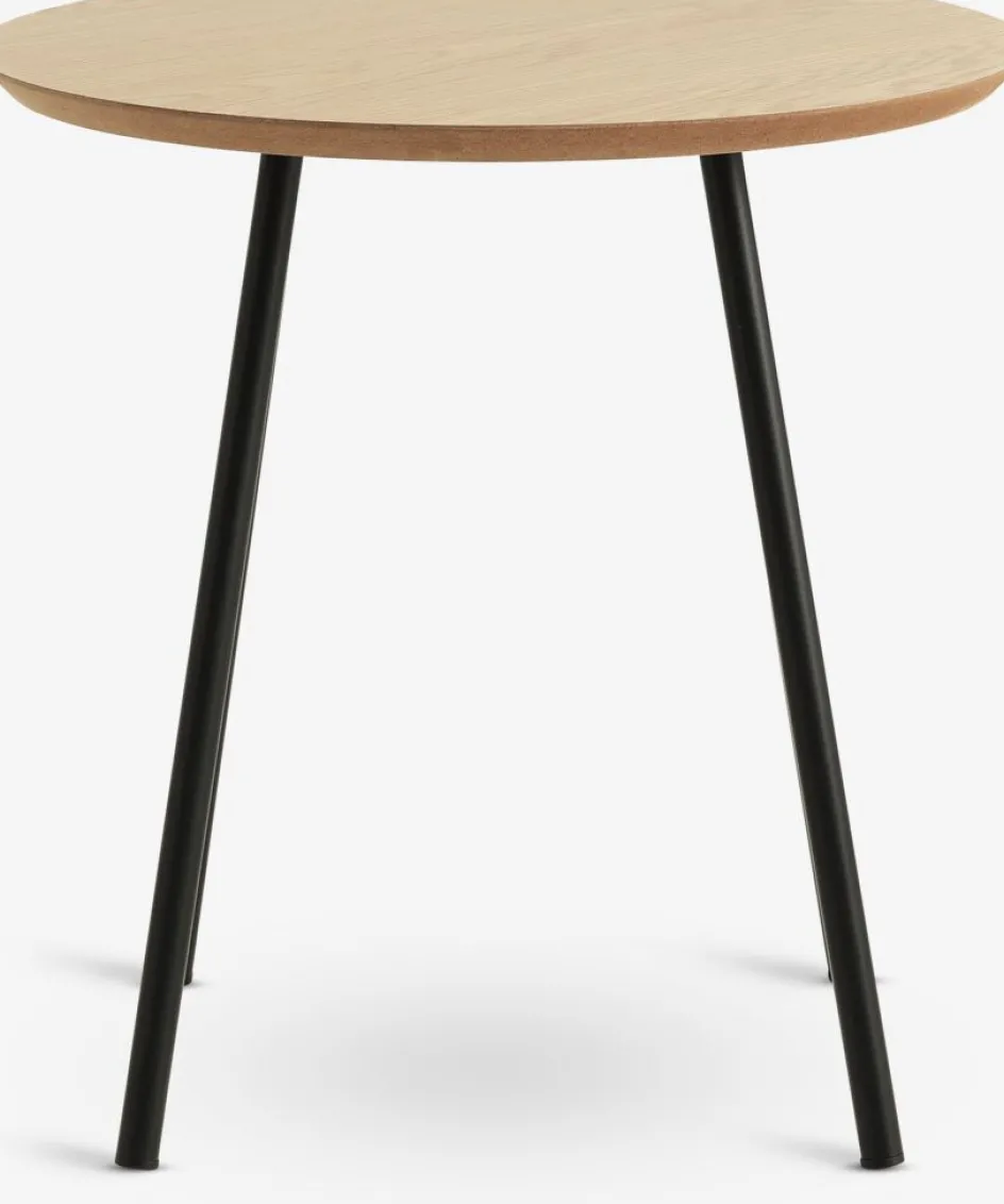 NYBOBout de canapé NYBO Ø40 coloris chêne chaud/noir-JYSK Discount