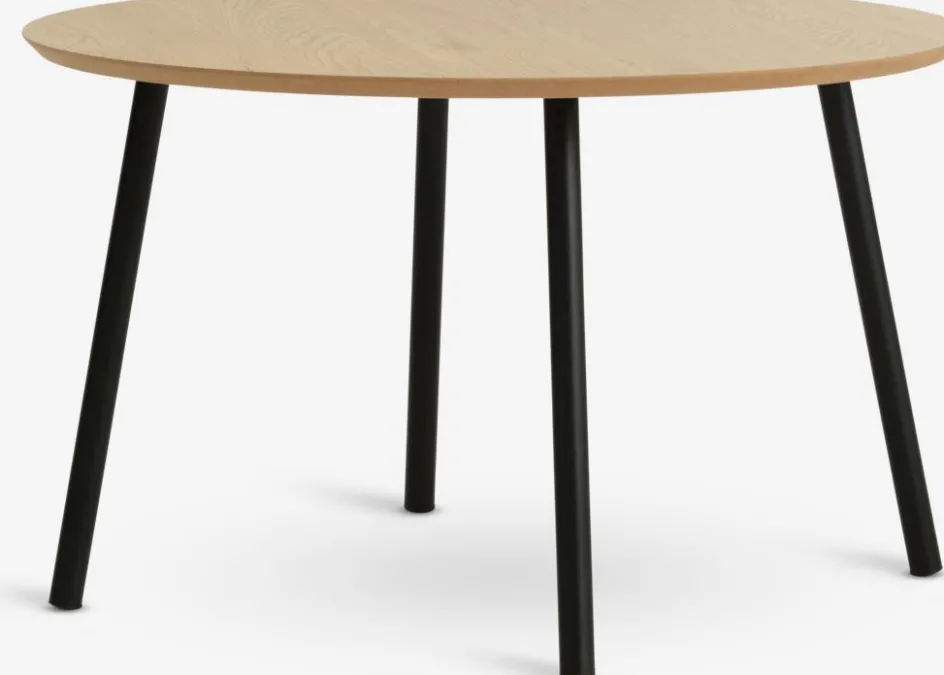 NYBOTable basse NYBO Ø70 coloris chêne chaud/noir-JYSK Discount