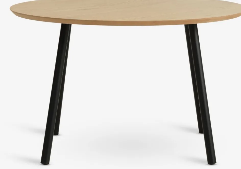 NYBOTable basse NYBO Ø70 coloris chêne chaud/noir-JYSK Discount