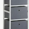 ODBYCommode 3 boîtes ODBY blanc/gris-JYSK Clearance