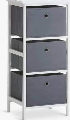 ODBYCommode 3 boîtes ODBY blanc/gris-JYSK Clearance