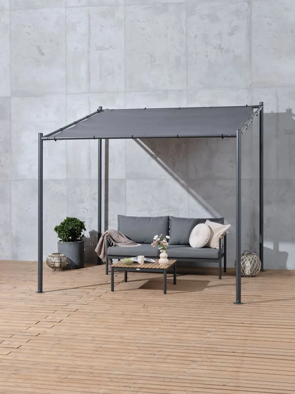 ODDERMOSETonnelle ODDERMOSE l2,5xL2,5xH2,5m gris-JYSK Online