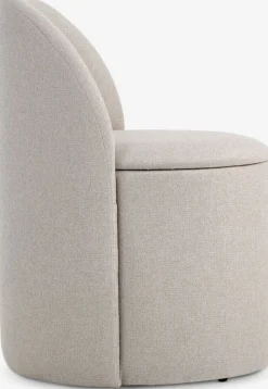 ODDUMFauteuil lounge ODDUM a/rangement tissu beige-JYSK