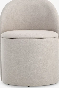 ODDUMFauteuil lounge ODDUM a/rangement tissu beige-JYSK
