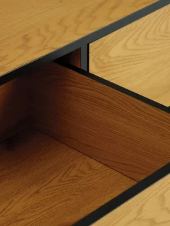 ODENSECommode 3+3 tiroirs ODENSE coloris chêne chaud/noir-JYSK Hot