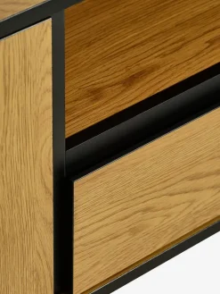 ODENSEMeuble TV ODENSE 2 portes 1 tiroir coloris chêne chaud/noir-JYSK Sale