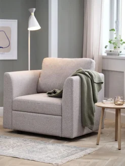 OKSBYCanapé modulable OKSBY 1pers. a/rangement tissu sable-JYSK Clearance