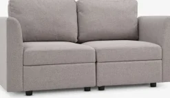 OKSBYCanapé modulable OKSBY 2pers. a/rangement tissu sable-JYSK New