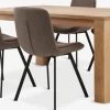 OLDE + MELBYOLDE L160 table chêne naturel + 4 MELBY chaises brun clair-JYSK Hot