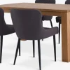 OLDE + PEBRINGEOLDE L160 table coloris chêne + 4 PEBRINGE chaises gris/noir-JYSK Hot