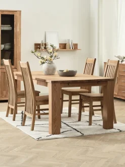 OLDE + SILLERUPOLDE L200 table chêne naturel + 4 SILLERUP chaises chêne-JYSK Best