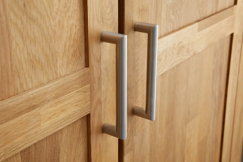 OLDEArmoire OLDE 120x200 2 portes 2 tiroirs chêne naturel-Royal Oak Clearance