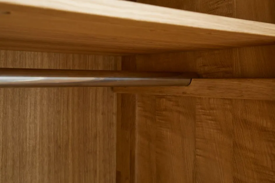 OLDEArmoire OLDE 120x200 2 portes 2 tiroirs chêne naturel-Royal Oak Clearance