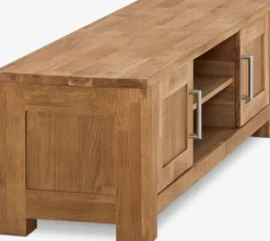 OLDEMeuble TV OLDE 150 cm 2 portes 1 étagère chêne naturel-Royal Oak Outlet