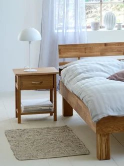 OLSKERTable de nuit OLSKER 1 tiroir 1 tablette chêne naturel-Royal Oak Outlet