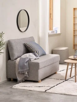 OLSTRUPCanapé convertible OLSTRUP 1,5 places tissu gris-JYSK Sale