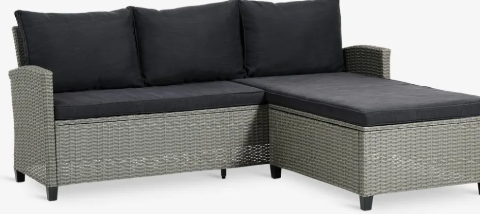 ONDRUPCanapé lounge avec méridiennee ONDRUP 3 personnes gris-JYSK Clearance