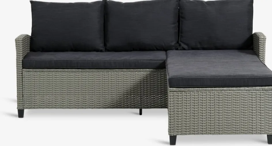 ONDRUPCanapé lounge avec méridiennee ONDRUP 3 personnes gris-JYSK Clearance