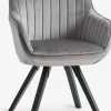 ONSEVIGFauteuil ONSEVIG velours gris/noir-JYSK Sale
